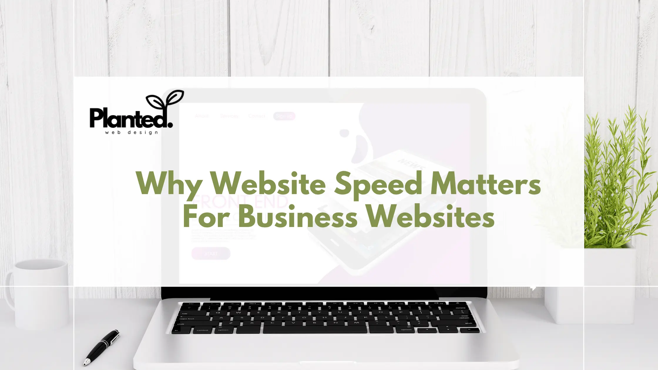 The importance of the speed of websites to business websites.